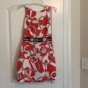 Lilly Pulitzer Nautical Dress Size 2